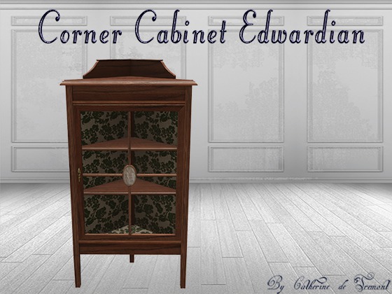 "CdT"Corner Cabinet Edwardian