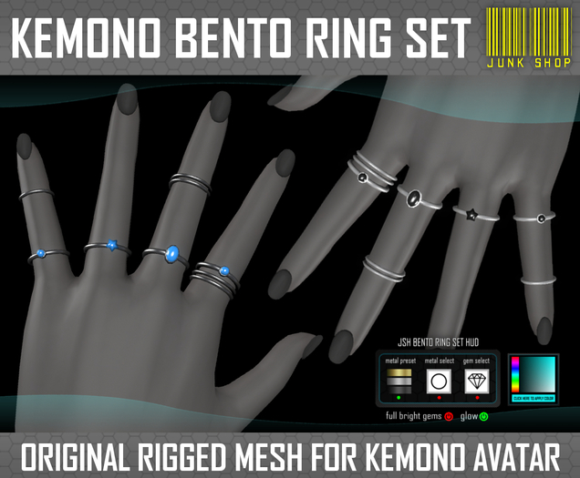 [JSH] Bento Ring Set - Nyxxie