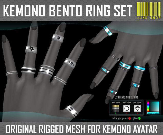 [JSH] Bento Ring Set - Shade