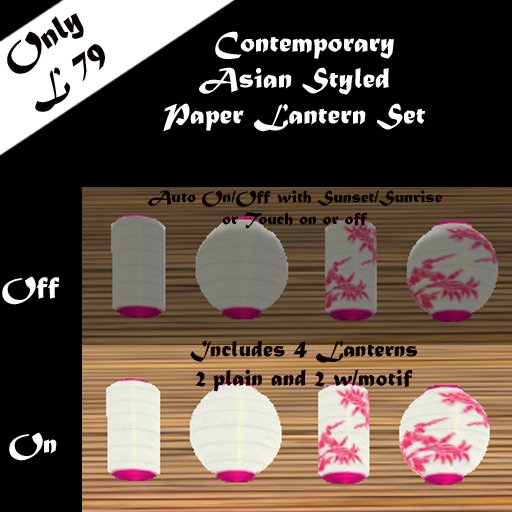 JJs Designs Paper Lantern Set Pink