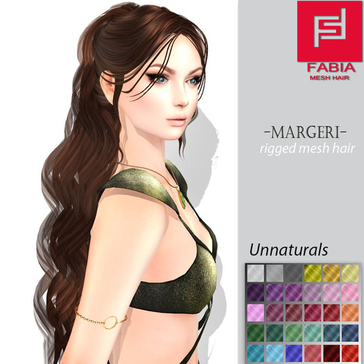 -FABIA- Mesh Hair  < Margeri> Unnaturals Tones