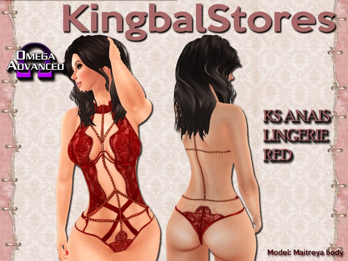 100 KS ANAIS LINGERIE RED