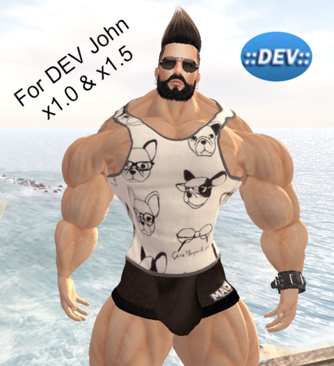 John Dogs with Glasses Tank