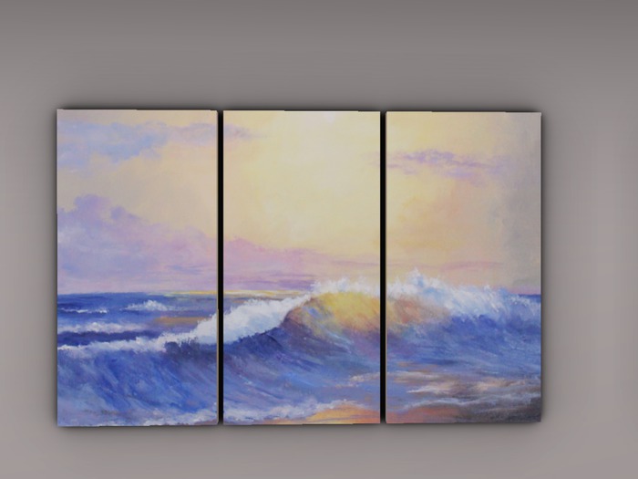 Pastel Waves forever 3 pane