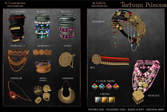 . aisling . Tortuga Princess - Rings