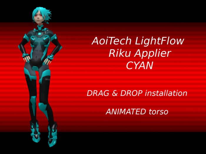AoiTech LightFlow Riku Applier - Cyan
