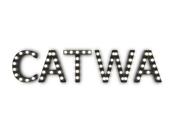 [Px] "CATWA" Illuminated Light Bulbs Sign