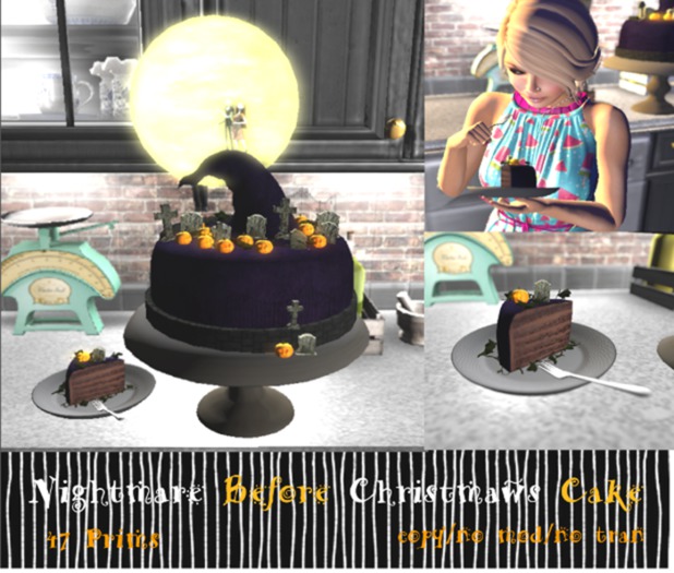 Nightmare Before Christmas Cake