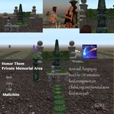 Honor Them Malichite Private Memorial set Cream crate
