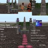Honor Them Private Memorial area Rose-crate