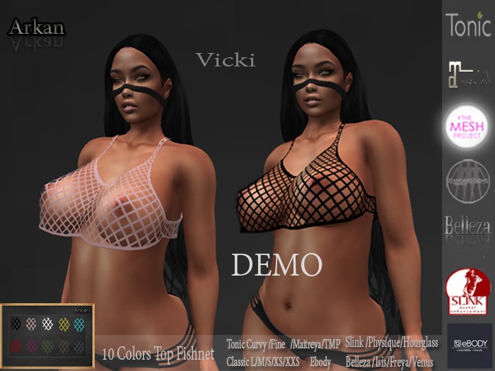 .::Arkan::. Vicki Tank Fishnet {DEMO}