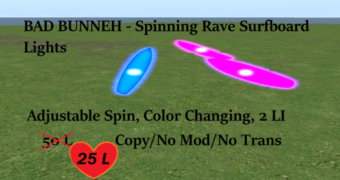 Bad Bunneh Rave Surfboard Light