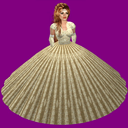 floral ball gown and outfit