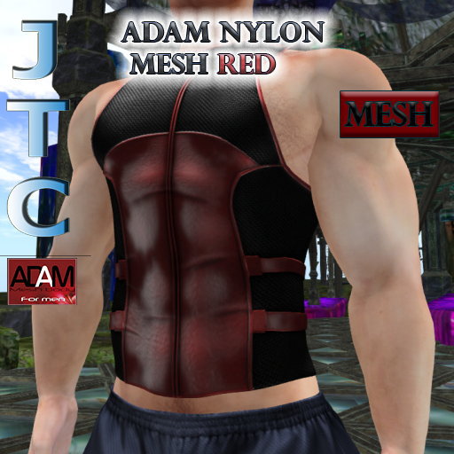 Mesh Vest for Adam Red