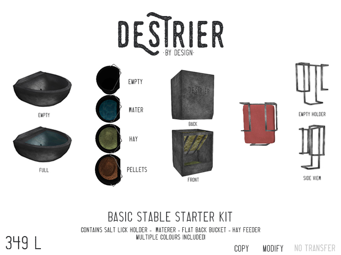 Destrier by Design - Basic Stable Starter Kit
