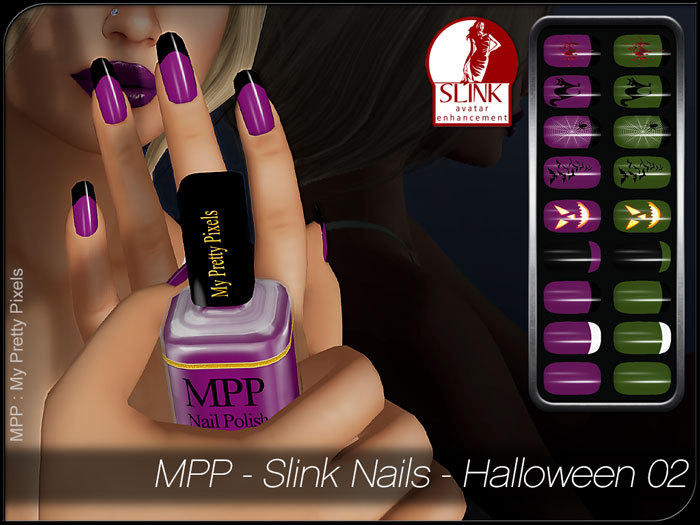 - MPP - Slink Finger & Toe Nails HUD - Halloween 02