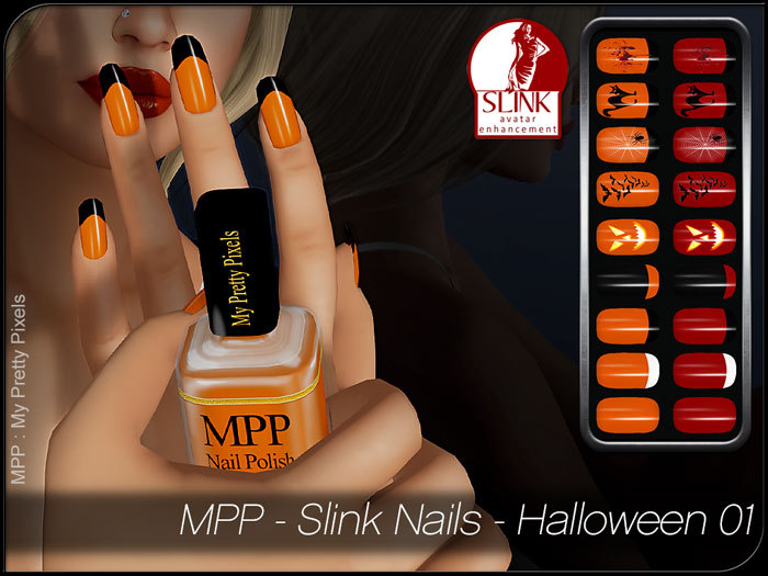 - MPP - Slink Finger & Toe Nails HUD - Halloween