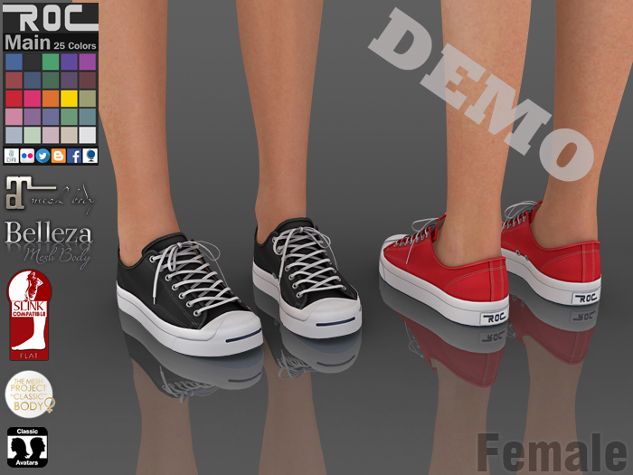 ::ROC:: Canvas Sneaker! Smile (FEMALE)_DEMO