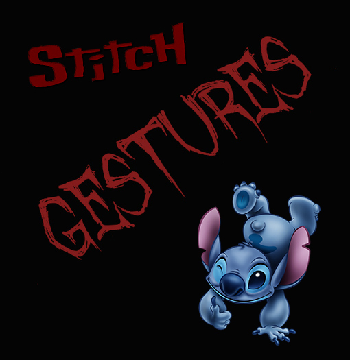 Stitch Blue Punch Buggy gesture
