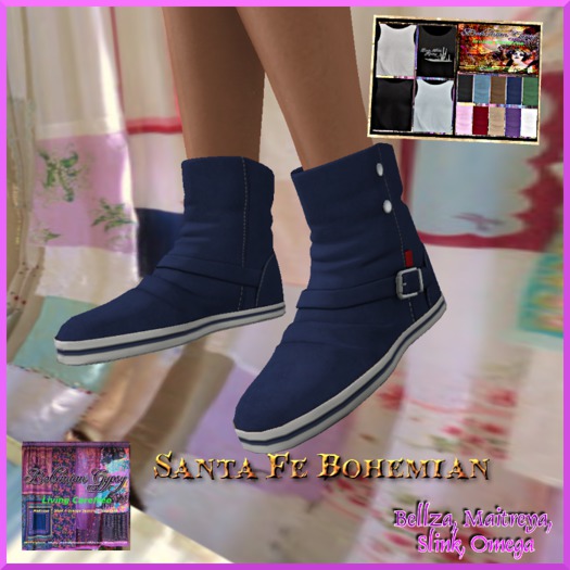 BOHEMIAN GYPSY:  Santa Fe  boots  (box)