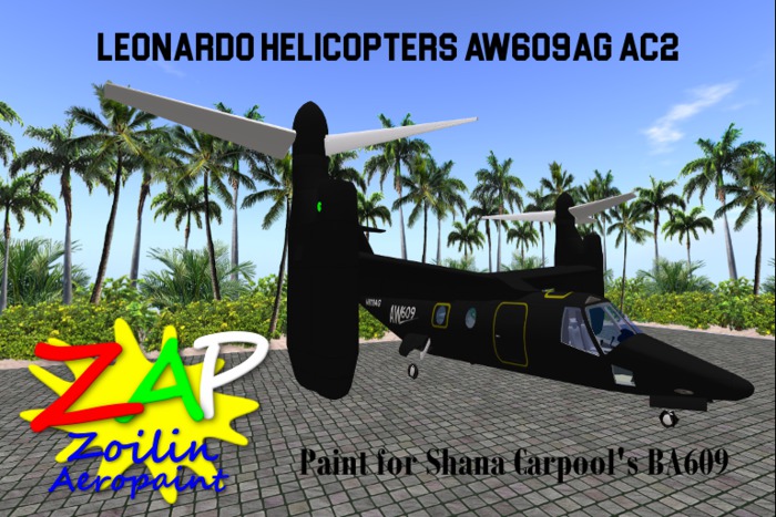 SC's BA609 AW609 AG AC2 Aircraft Paint