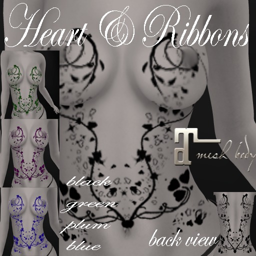MAITREYA HEARTS & RIBBONS POSTER