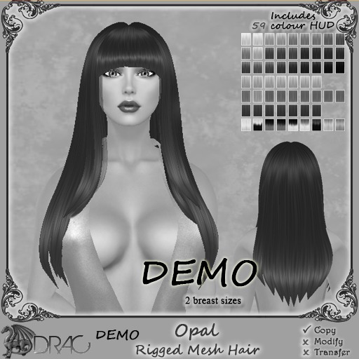 [Drac] Opal DEMO Mesh Hair - 5mins