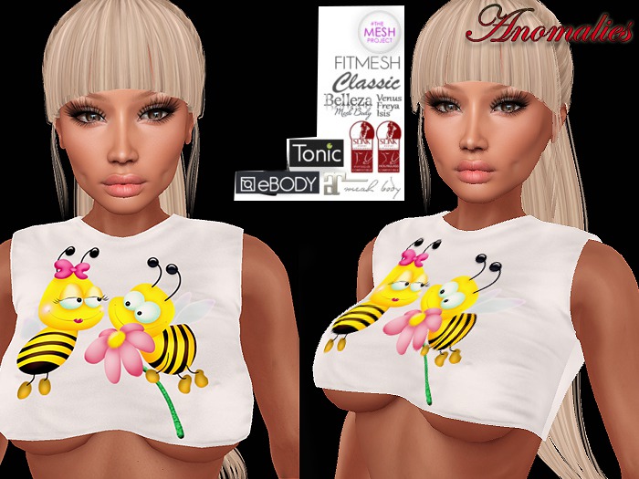 Top white bee