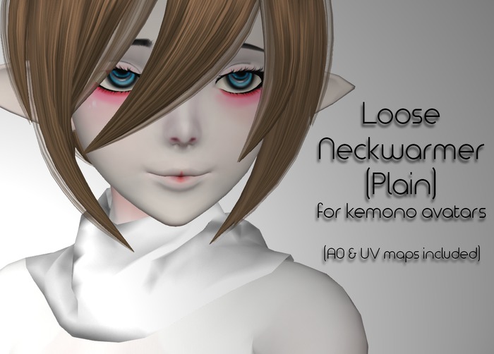 LMF Kemono Loose Neckwarmer (Plain)