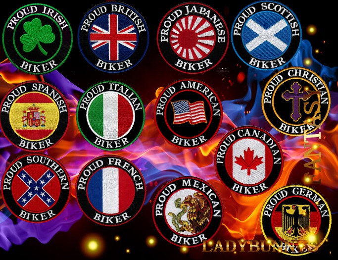 **How About That....Texture!**Colors of Proud Bikers {Full Perm applique Textures}