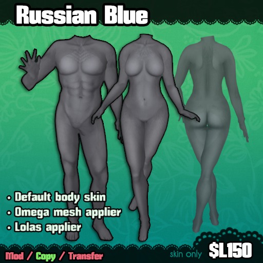 Ferine : Russian Blue - Skin [retired]