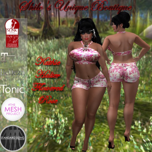 SHILO-KATHIE HALTER FLOWERED ROSE