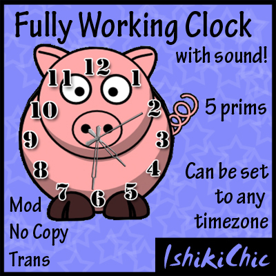 >IC< Pig Clock - Fully Working