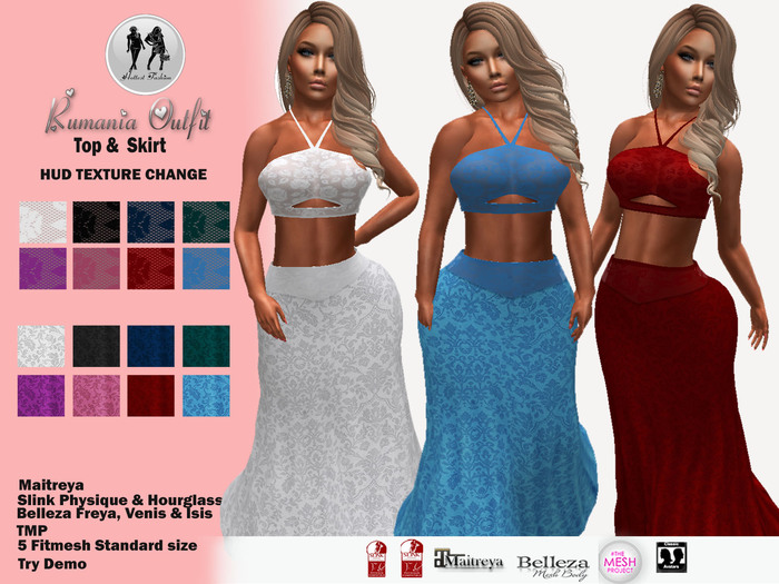 .:H.F RUMANIA GOWN OUTFIT  (HUD TEXTURE CHANGE)