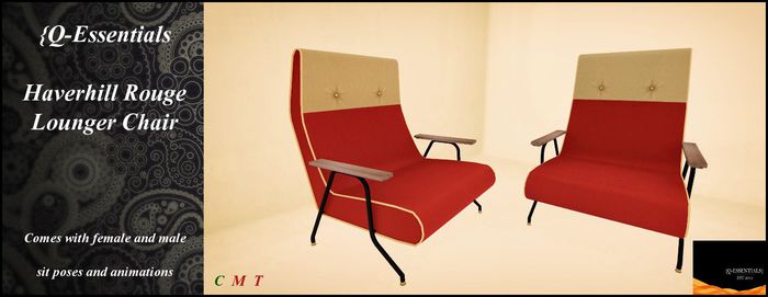 {Q-Essentials} Haverhill Chair - Rouge
