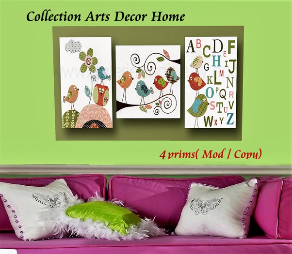 Owls triptico green - Box