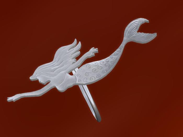 TM Mermaid Right Hand Ring - BENTO