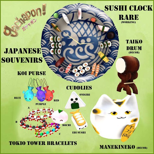 Gachapon! Sushi Clock RARE