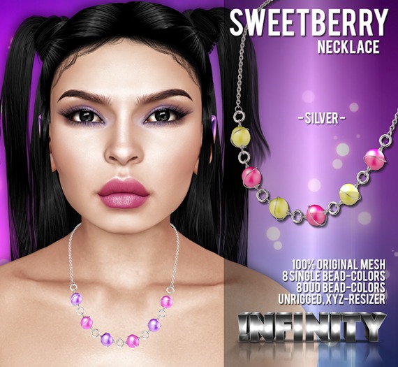 !NFINITY Sweetberry Necklace - Silver