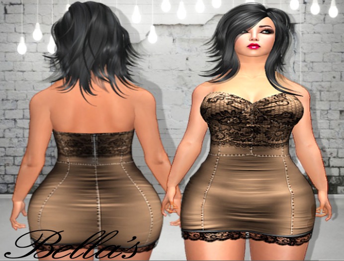 Finya-Party Dress-Coffee