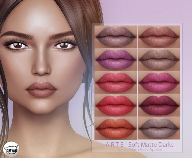 A R T E - Soft Matte Darks [Catwa, Bento]