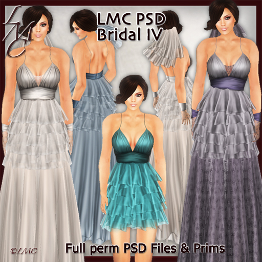 LMC Designer PSD Files & Prims  - Bridal Kit IV - BOM