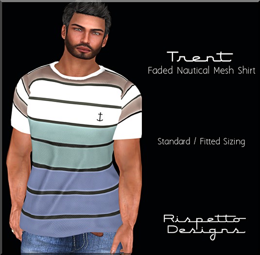 Rispetto Designs - Trent Nautical Mesh Shirt - Brown