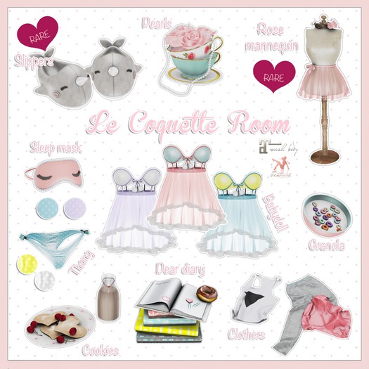 *Tentacio* Le Coquette Room. Cookies