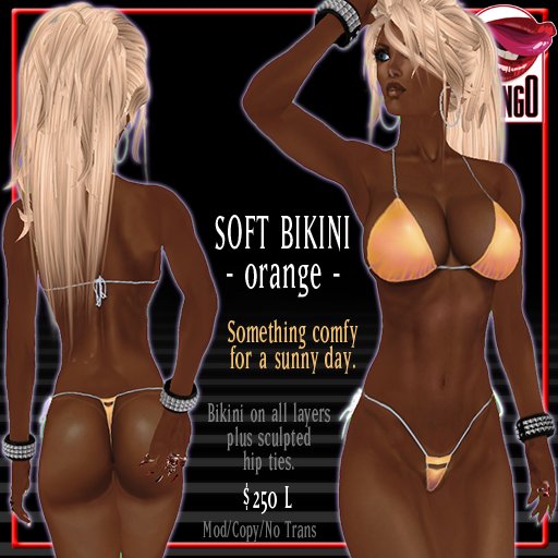 BOINGO Soft Bikini-Orange