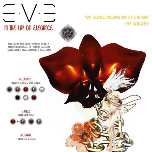 E.V.E Chained Orchid {Silver} RARE