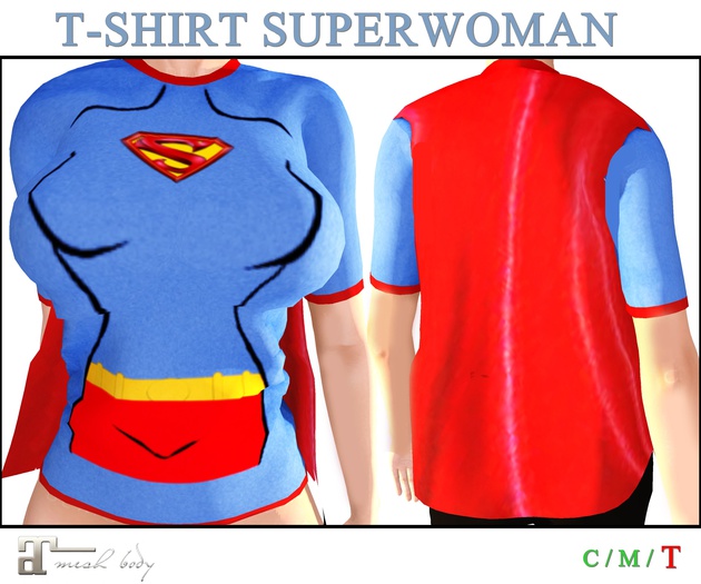 J 4 U / T-SHIRT_CAPE_0 SUPER GIRL