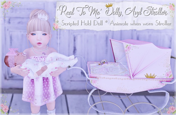 ! {sps} 'Real to Me' Dolly & Stroller