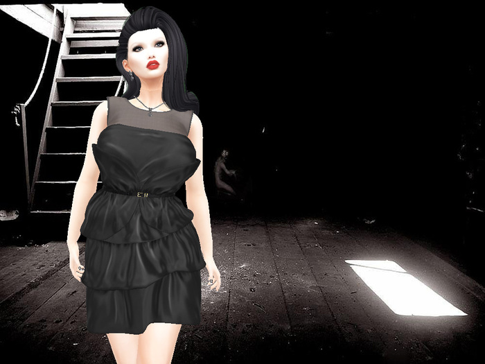 [F] DEMO Rosemary  Layered Ruffled Dress w/ HUD