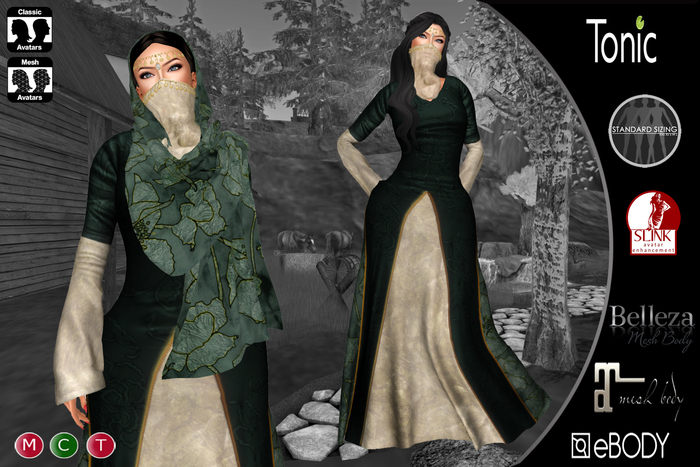 C&N Medieval dress Anastasia Green v2